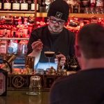 Guest bartender Marki Raymond from Nacarat bar Montreal at Bootlegger cocktail bar