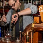 Bar Bootlegger cocktail Montreal - Guest bartender eddy Germain with Scotch whisky monkey shoulder