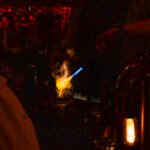 Bar Bootlegger cocktail Montreal - Guest bartender eddy Germain with Scotch whisky monkey shoulder