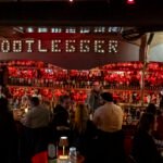 Bar Bootlegger cocktail Montreal - Guest bartender eddy Germain with Scotch whisky monkey shoulder