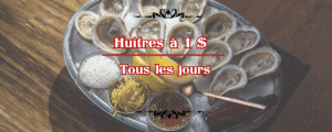 Huîtres à 1 $ 